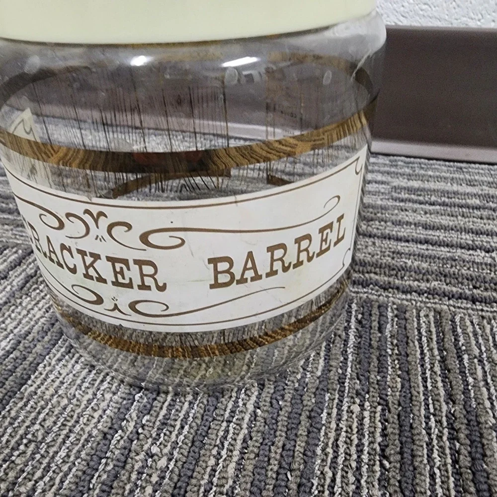 PYREX MCM Vintage Oven Safe Jar‎ 18k Trim 